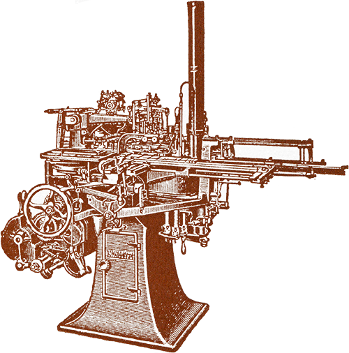 Illustration of Monotype Caster