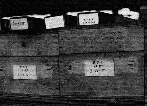 Photograph of the ATF matrix vault area