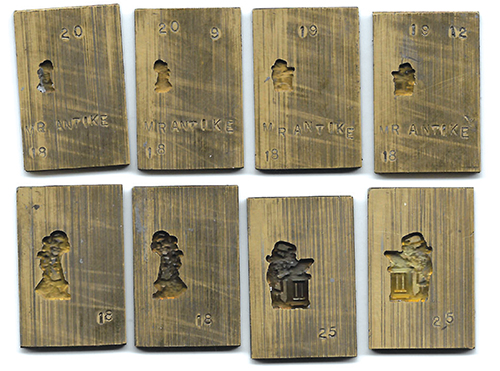 PHotograph of Edison figure matrices