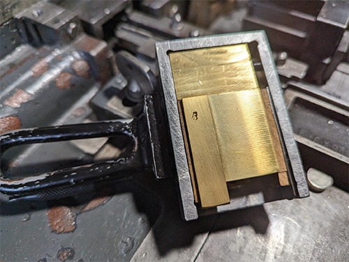 Photograph of matrices holder
