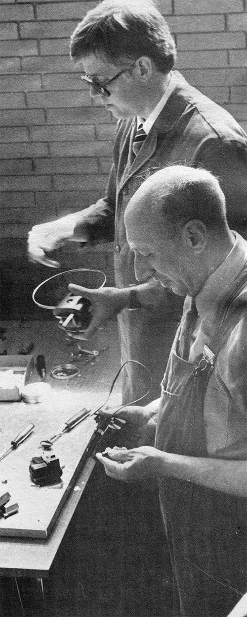 Photograph of hand mold casting