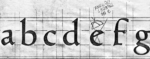 Photograph of developmental type drawimgs