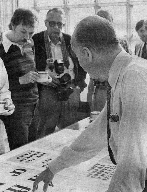 John Dreyfuls explains letter design